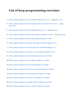 loop programming exercises.pdf